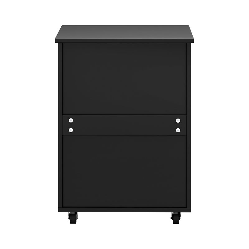 Oikiture 5 Drawer Mobile Filing Cabinet Storage Home Office Black