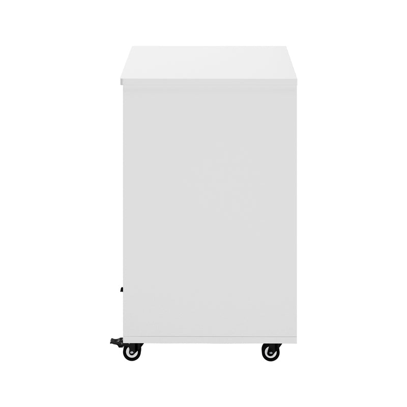 Oikiture 5 Drawer Mobile Filing Cabinet Storage Home Office White