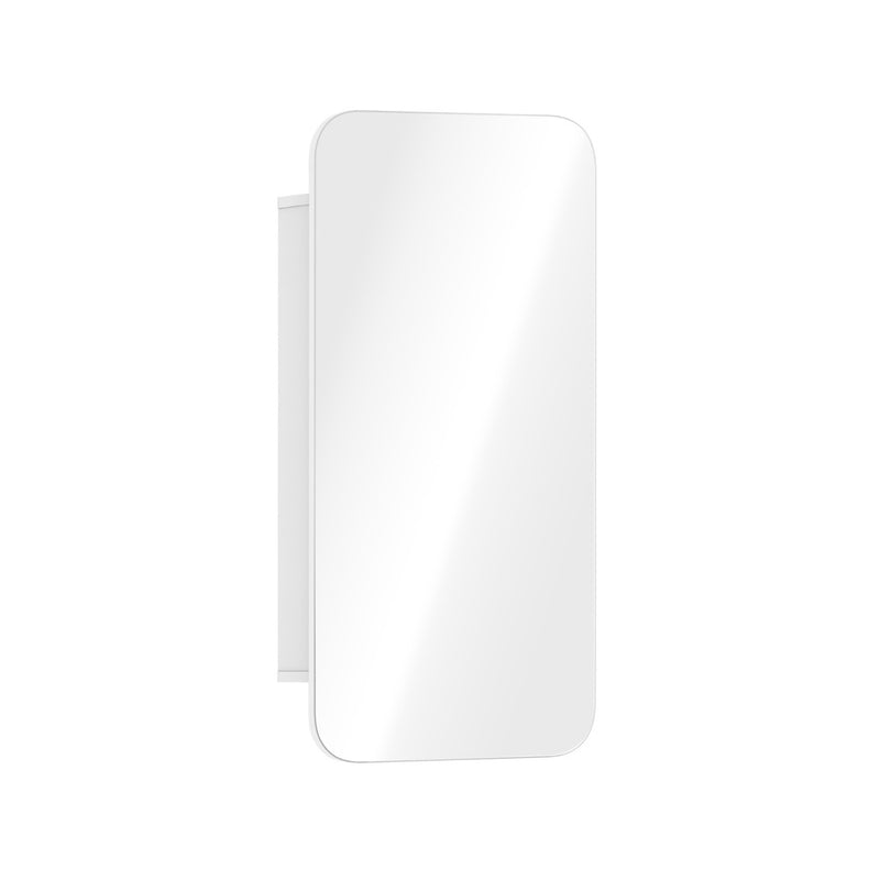 Welba Bathroom Mirror Cabinet 3-Tier Adjustable Shelves White