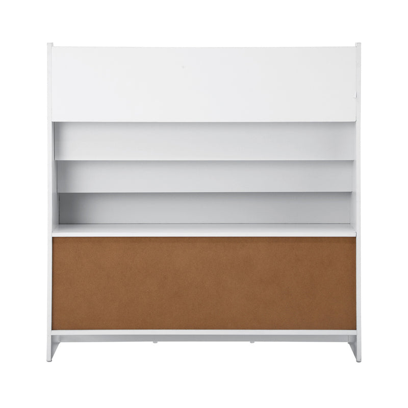 Oikiture Kids Bookshelf Toy Box Organiser Display Shelf