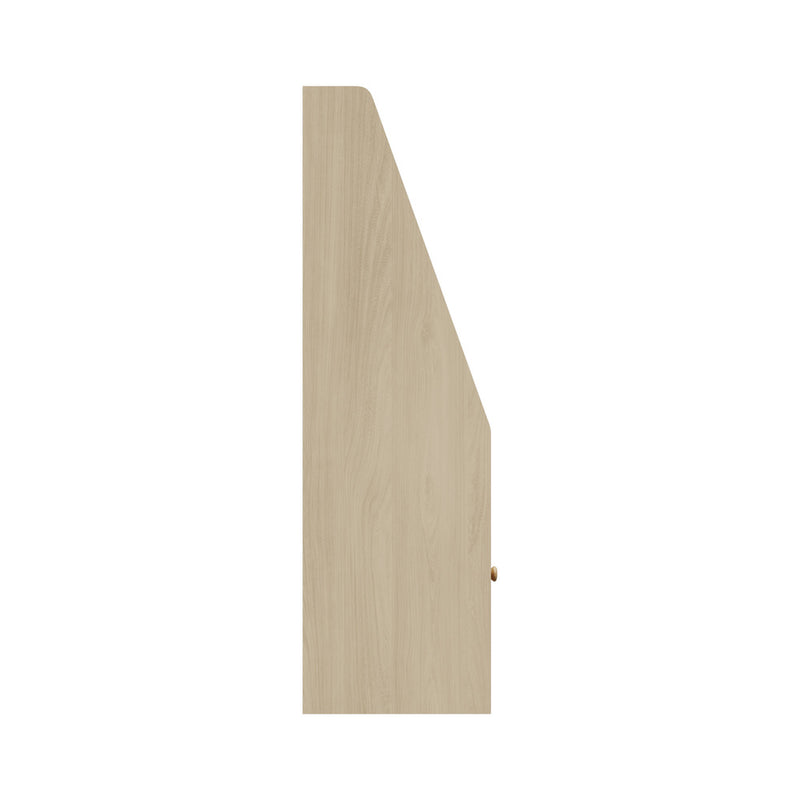 Oikiture Kids Bookshelf Organiser Storage Magazine Rack Natural