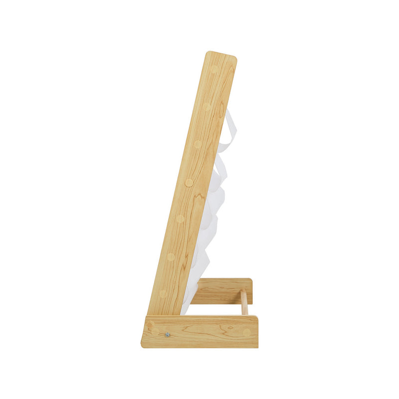 Oikiture Kids Bookshelf Bookcase Children Magazine Rack Shelf