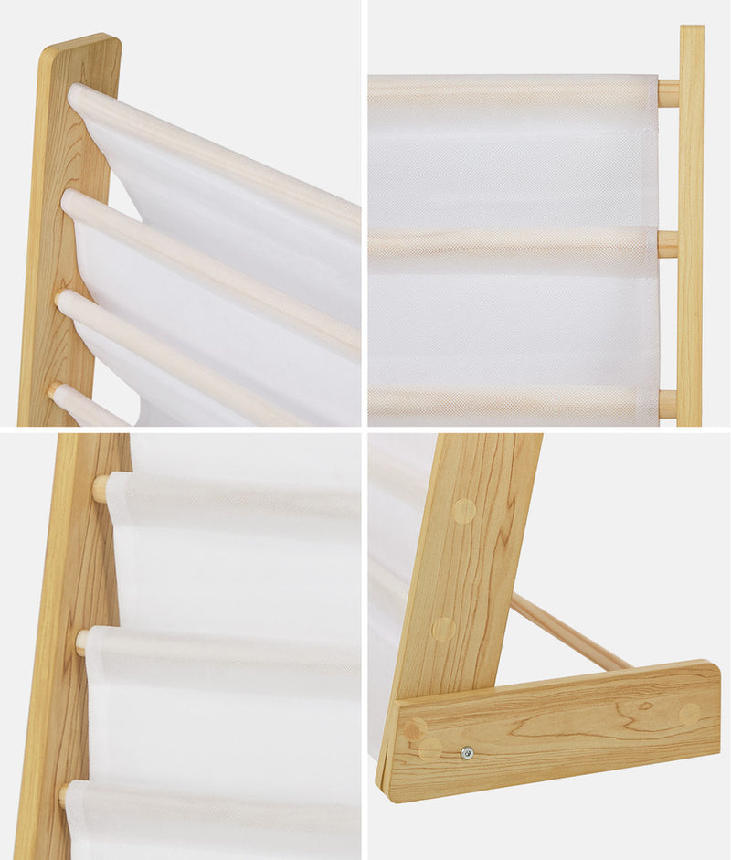 Oikiture Kids Bookshelf Bookcase Children Magazine Rack Shelf