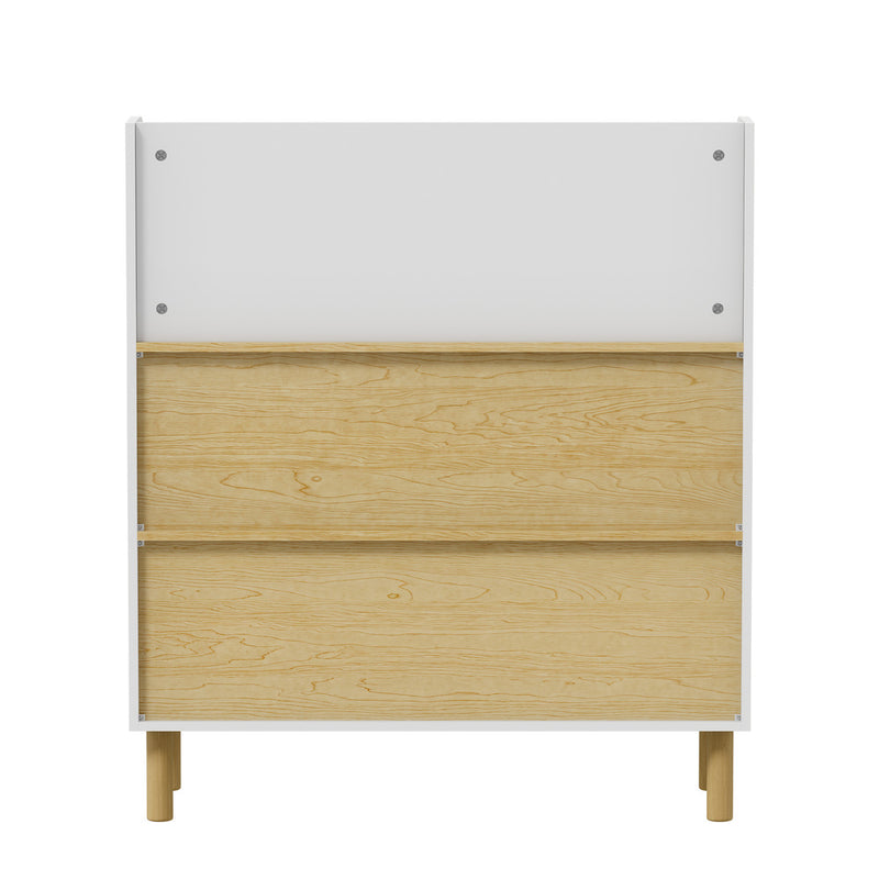 Oikiture Kids Storage Organiser Bookshelf White