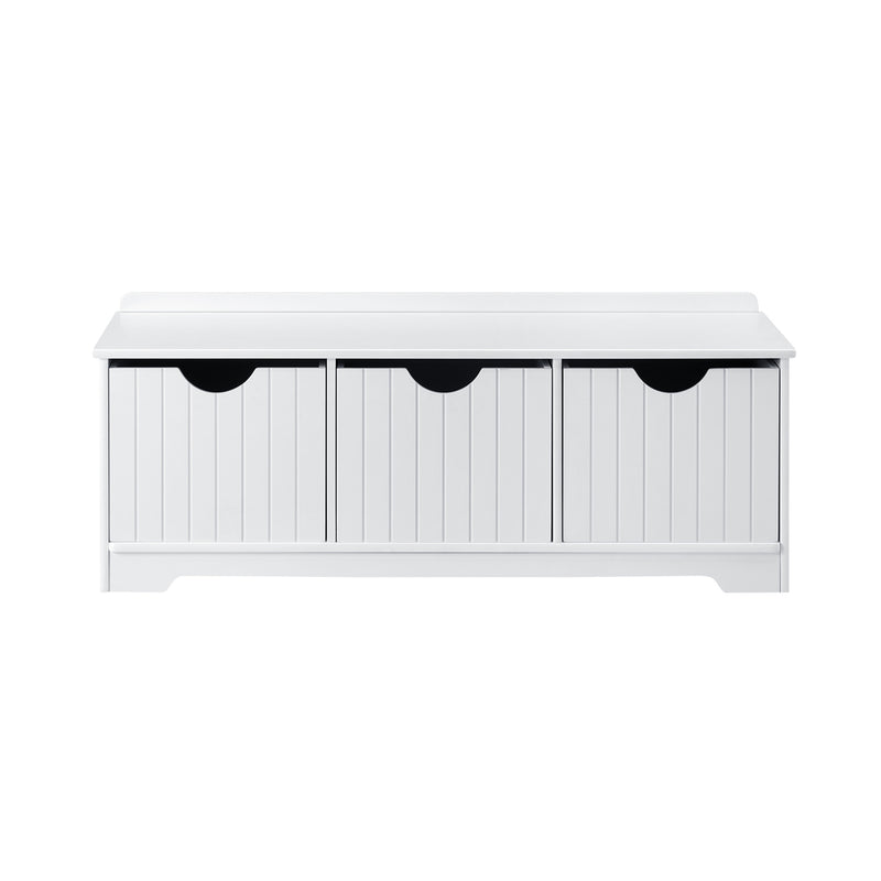 Oikiture Kids Toy Storage Box Organiser Seating Bench