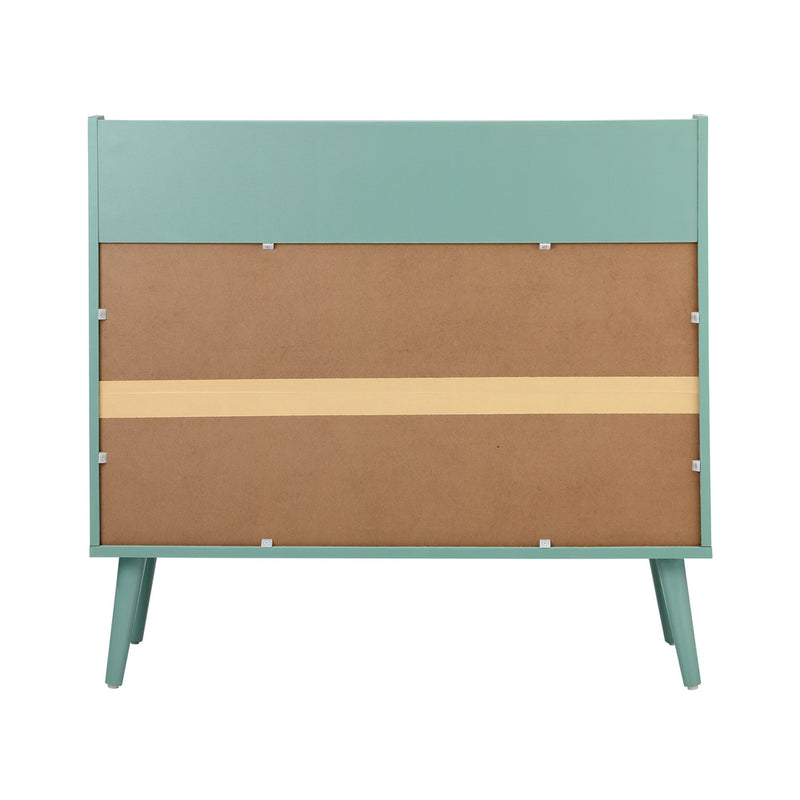Oikiture Kids Bookshelf Children Bookcase Organiser Toy Storage Green