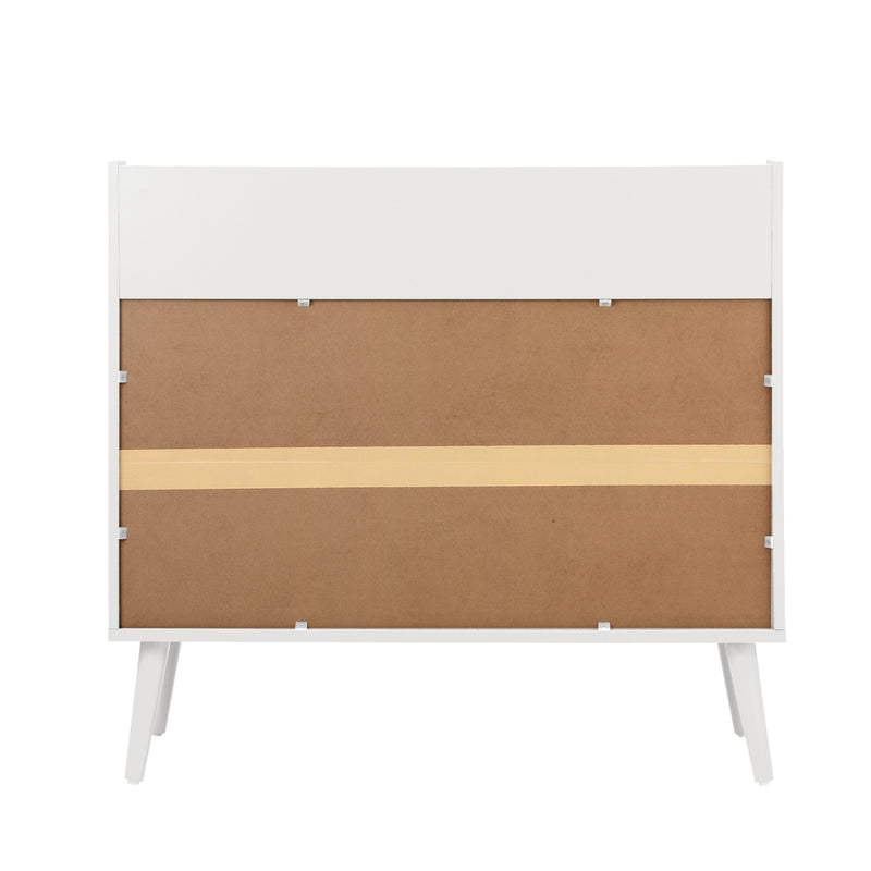 Oikiture Kids Bookshelf Children Bookcase Organiser Toy Shelf White