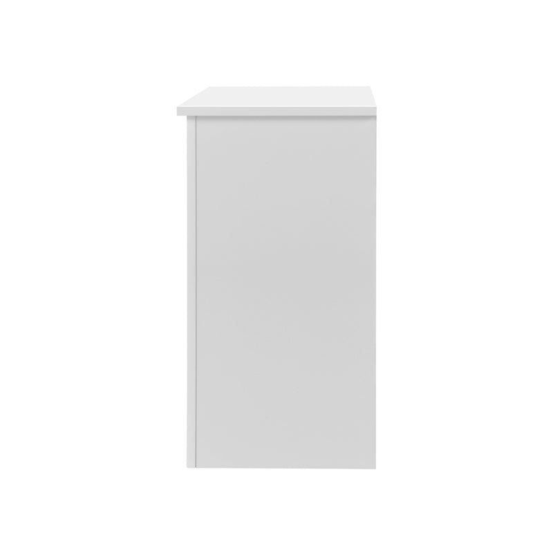 Oikiture Wooden Kids Storage Cabinet With Portable Box