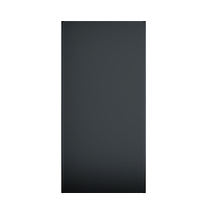 Oikiture Lockable Filing Cabinet 185cm Steel Office Storage Black