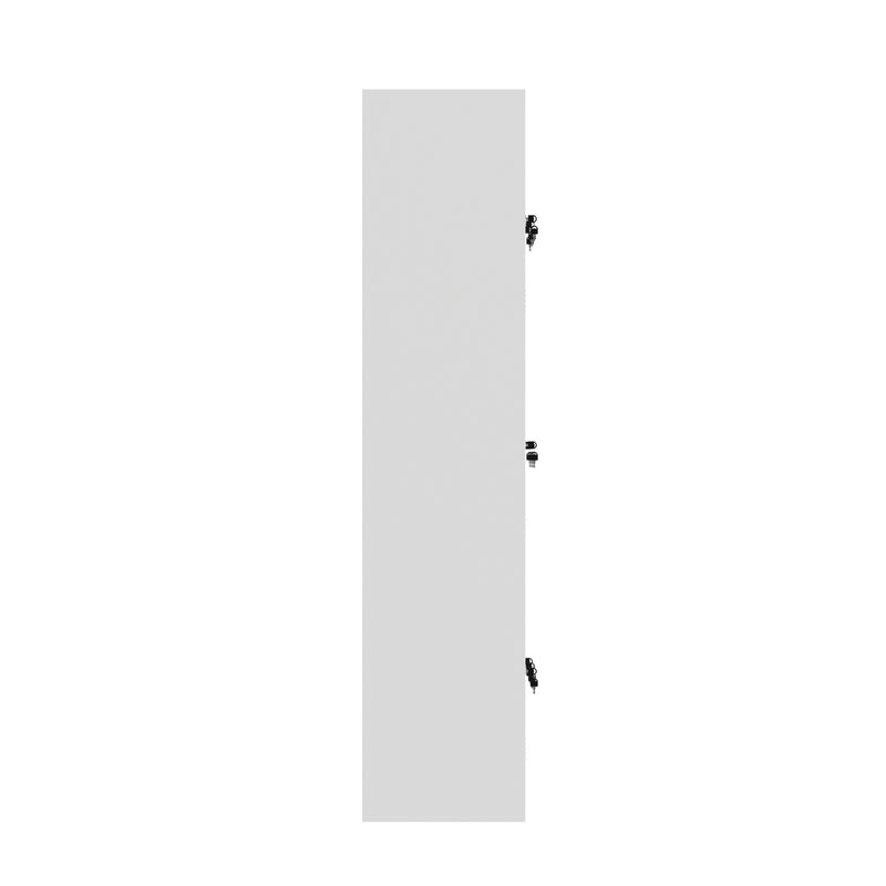Oikiture 9 Doors Locker Cabinet Steel Cupboard Office School Gym White