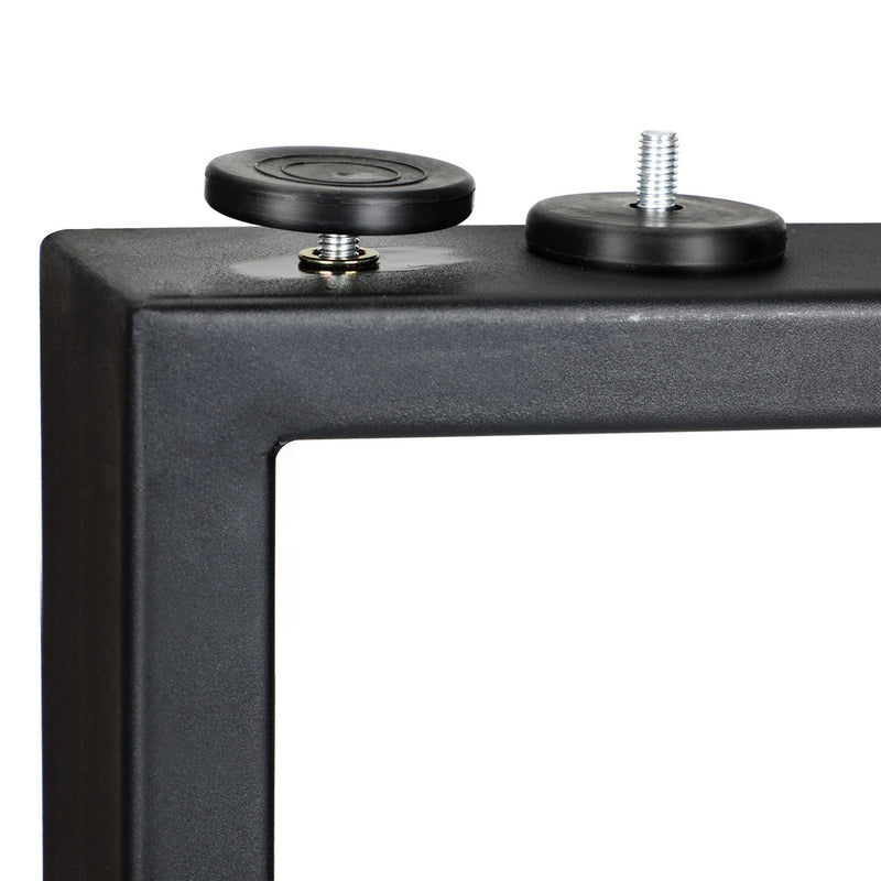 Oikiture Table Legs X2 Metal Rectangle DIY 40x30cm
