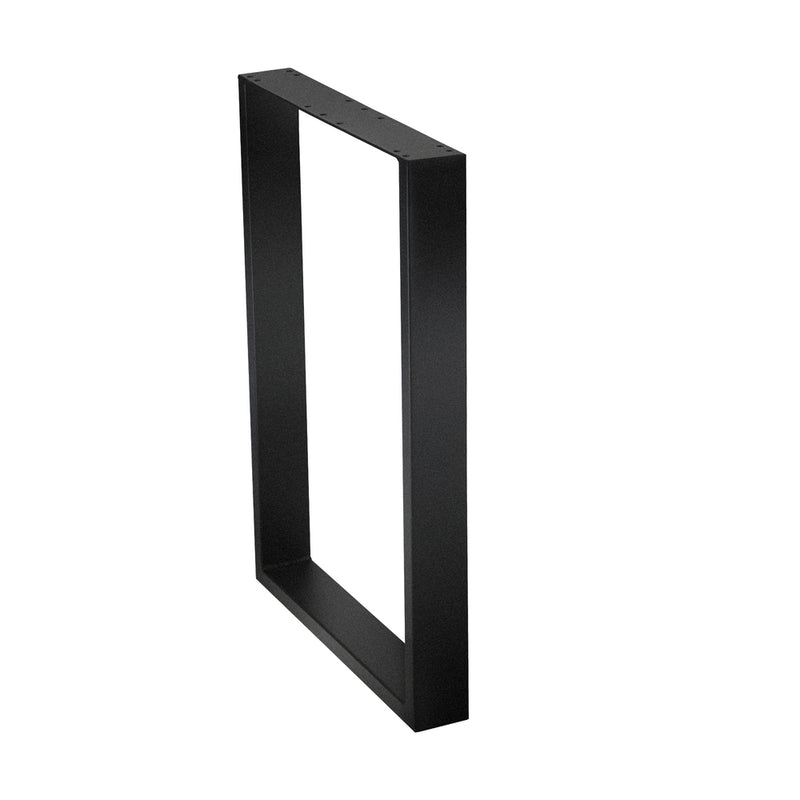 Oikiture 2X Table Legs Bench Box Steel Metal 71 X 50CM