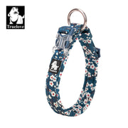 True Love Floral Dog Collar - Blue, 3XL-1962324872852017153