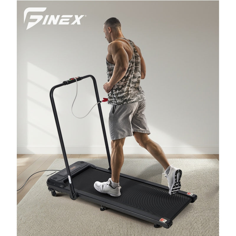 Finex Treadmill Electric Walking Pad 2-in-1 Home Fitness Foldable