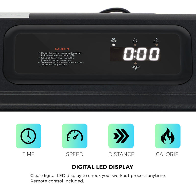 Finex Treadmill Electric Walking Pad 2-in-1 Home Fitness Foldable