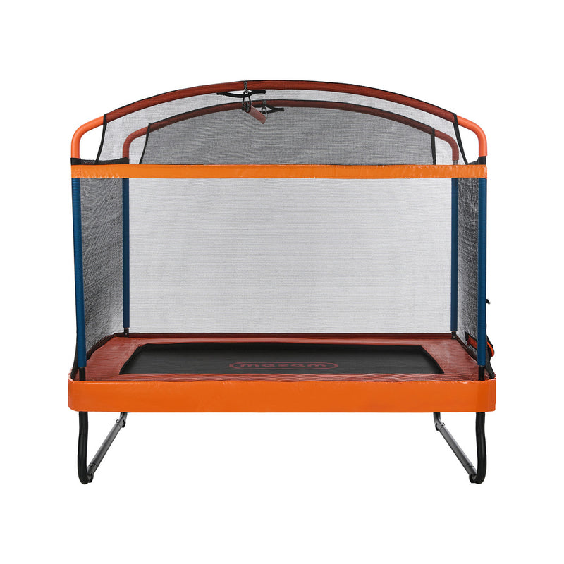 Mazam 6FT Kids Trampoline with Swing Bar Rectangule Safety Enclosure