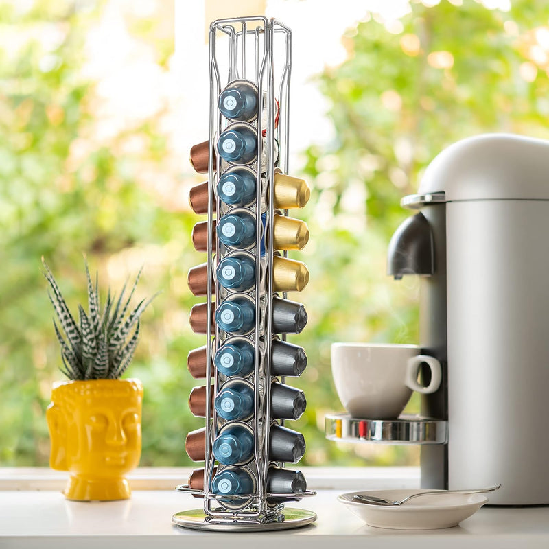 Coffee Pods Holder Storage Compatible with 40 Nespresso Pods