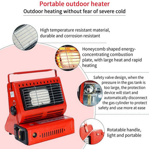 Portable Butane Gas Heater Cooker Camping Tent Outdoor Hiking Camper Survival AU