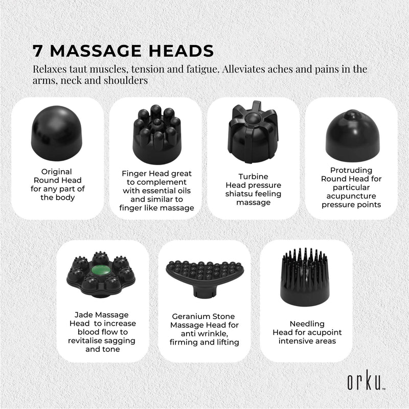 Rechargeable Body Hammer Massager - Handheld Portable Cordless Electric Massage