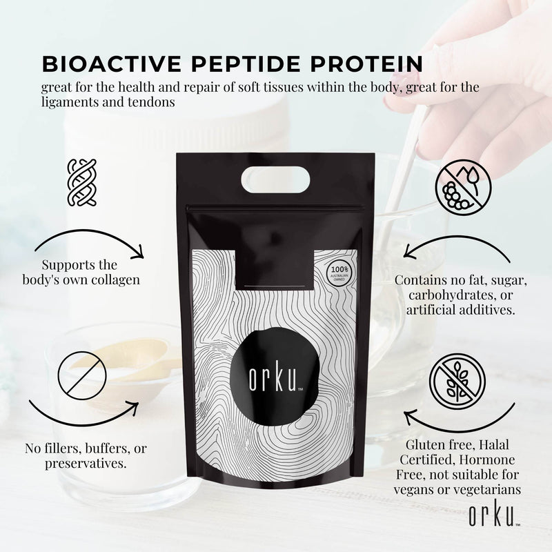10Kg Collagen Powder - Bovine Hydrolysate Protein Peptide Supplement Unflavoured