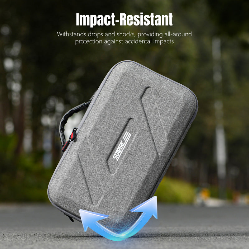 STARTRC Flip Drone Case for DJI Flip Fly More Combo,Portable PU Leather Shoulder Bag Can Organizes RC2/RC-N3 Remote, 7 Original Batteries, Charging Hub, 65W Charger, Flip Drone and Other Accessories