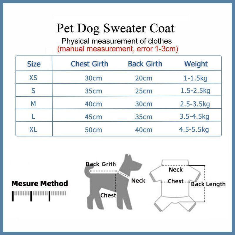 XS Cute Pet Dog Warm Jumper Sweater Clothes Cat Knitwear Knitted Coats Winter - Yellow Duck