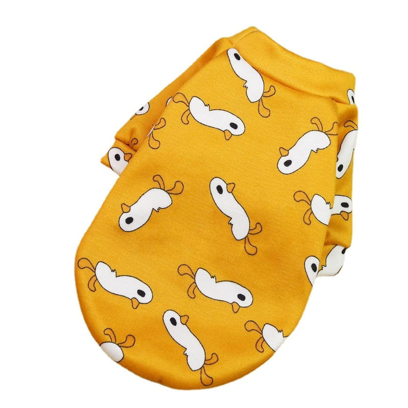 XS Cute Pet Dog Warm Jumper Sweater Clothes Cat Knitwear Knitted Coats Winter - Green Lemon