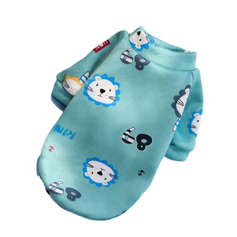 XS Cute Pet Dog Warm Jumper Sweater Clothes Cat Knitwear Knitted Coats Winter - Pink Strawberry
