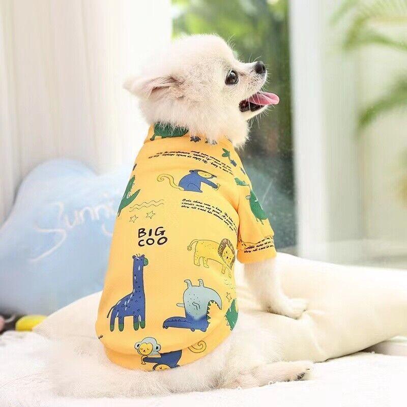 XS Cute Pet Dog Warm Jumper Sweater Clothes Cat Knitwear Knitted Coats Winter - Pink Lion