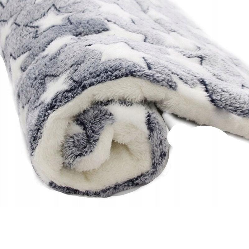 L Size Puppy Dog Cat Cushion Mattress Blanket Bed Soft Warm Pad Winter Kennel House - Pink Bear