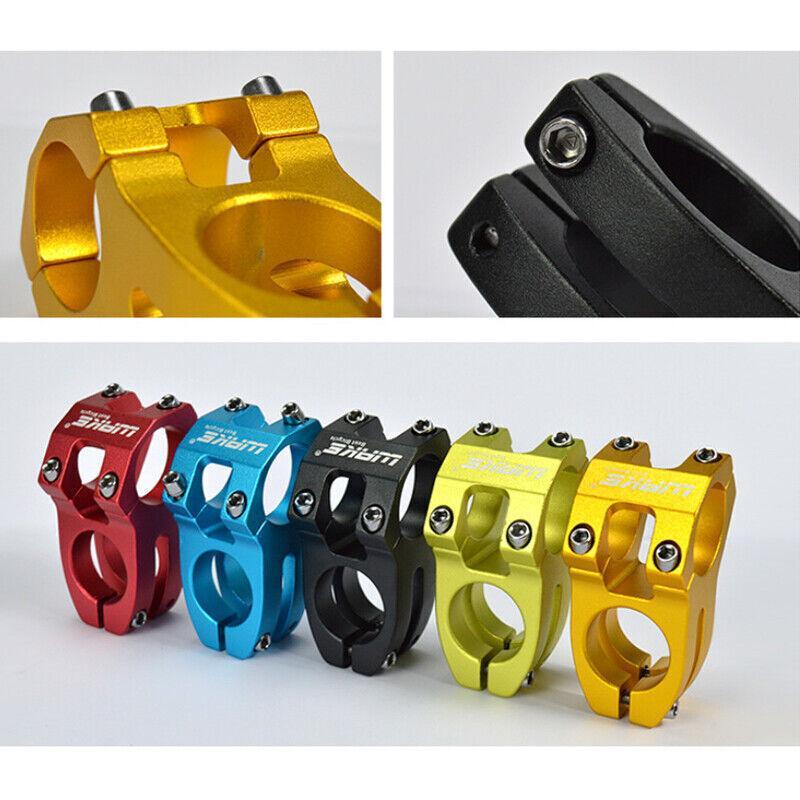MTB Mountain Bike Handlebar Stem 31.8mm Aluminium Alloy Short Stem Cycling Part - Black