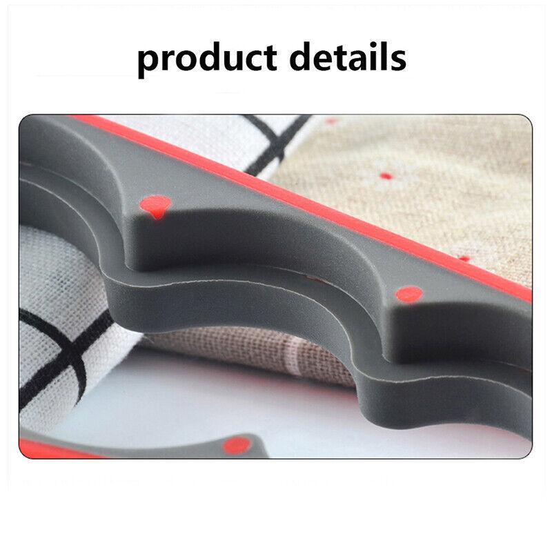 Silicone Jar Can Opener Multi-Purpose Lids Cap Arthritis Bottle Opener Easy Grip - Orange