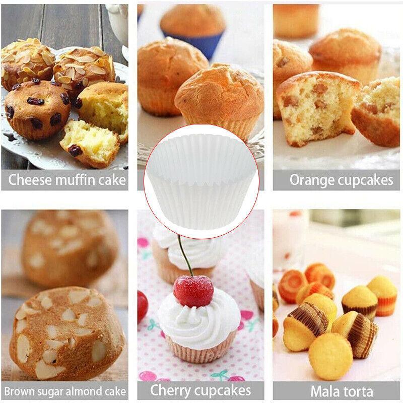 Patty Pans Muffin Cases Choc 600/Pk Cake Boards Cupcake Liners Boxes Baking Cups - 600PCS-2.5CM