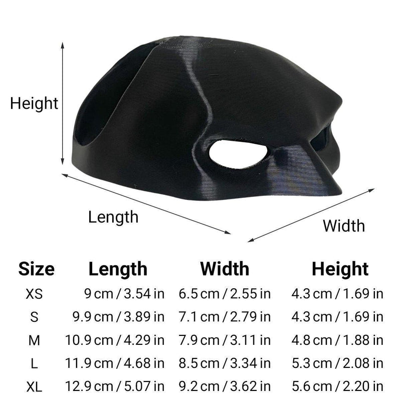Halloween Bat Mask Cat Mask Pet Costume Accessories for Small Dogs Cats Outfit - XS