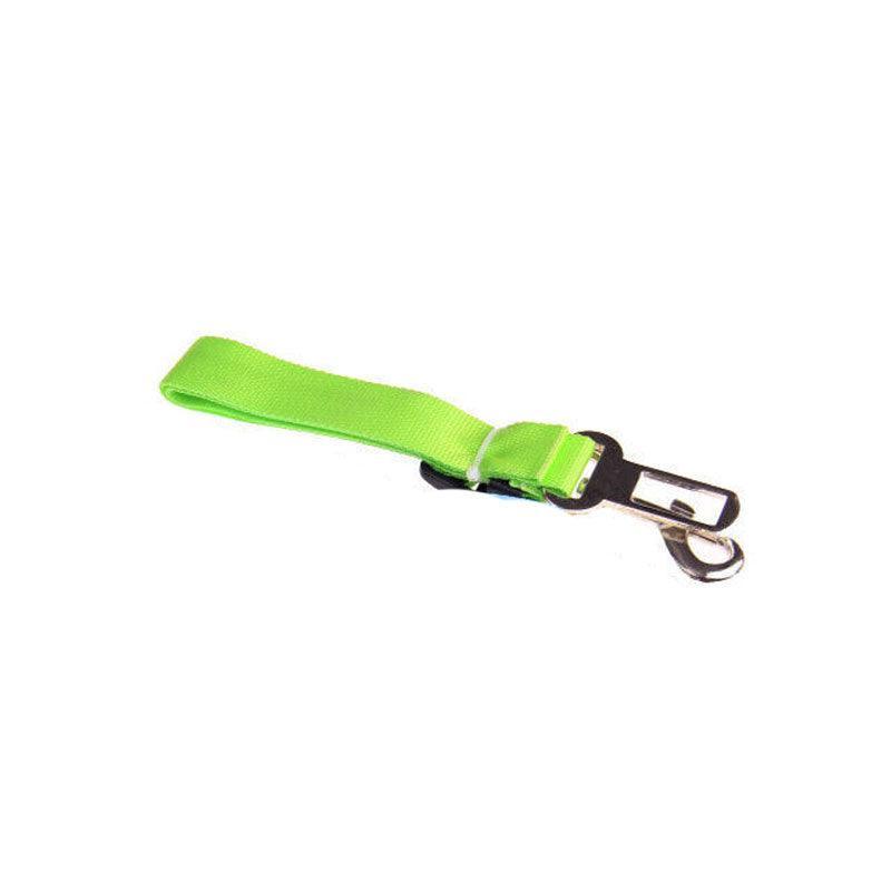 Adjustable Pet Harness Lead for Car Travel with Clip Attachment Nylon Restraint Strap - Dark Blue