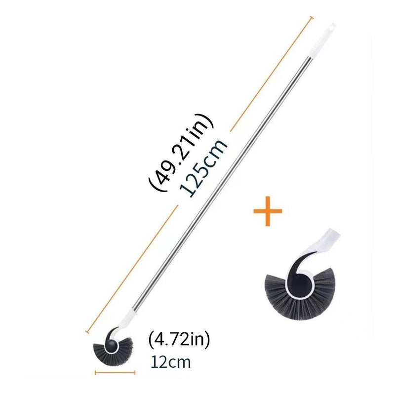 Fish Tank Cleaning Tool Long Handle Algae Removal Conch Brush Seahorse Cleaner
