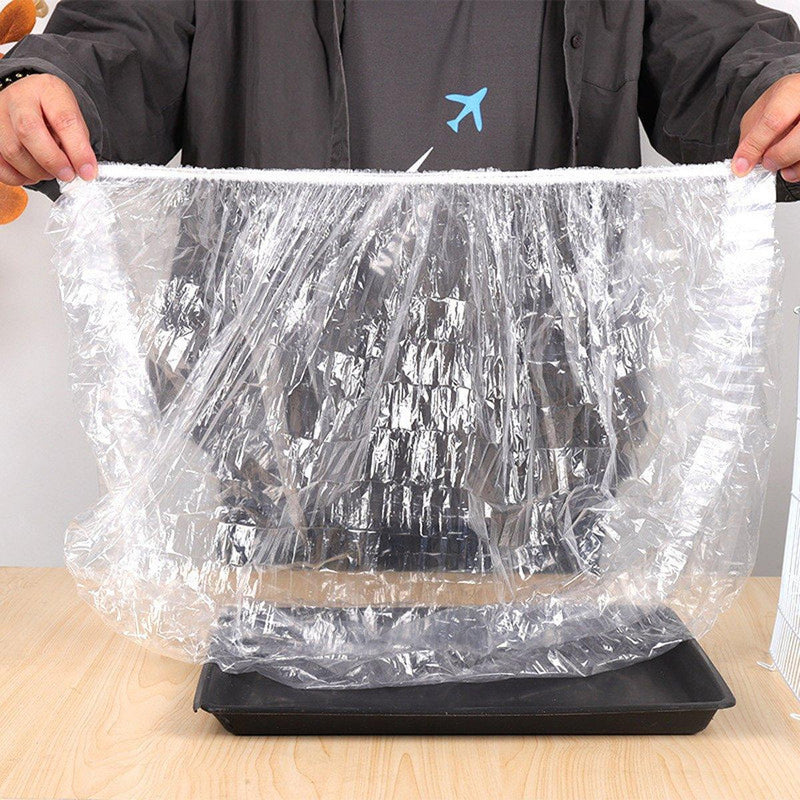 50Pcs Rabbit Cage Liners Disposable Plastic Mat Films Hamster Cage Cleaning Pad - S-50PCS
