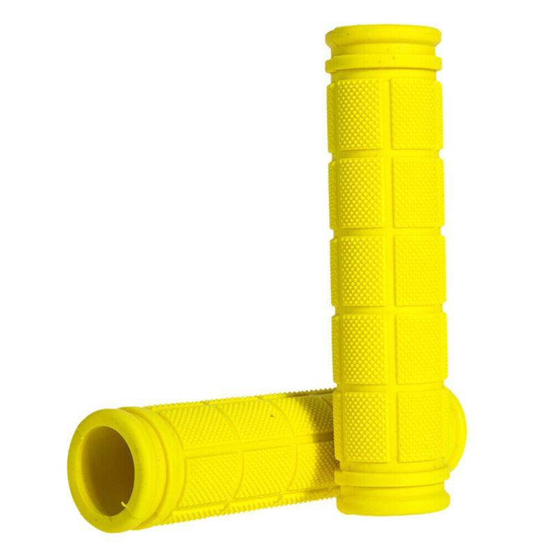 Rubber Grips For Bmx Mtb Cycle Road Mountain Bike Scooter Bicycle Handle Bar - Orange