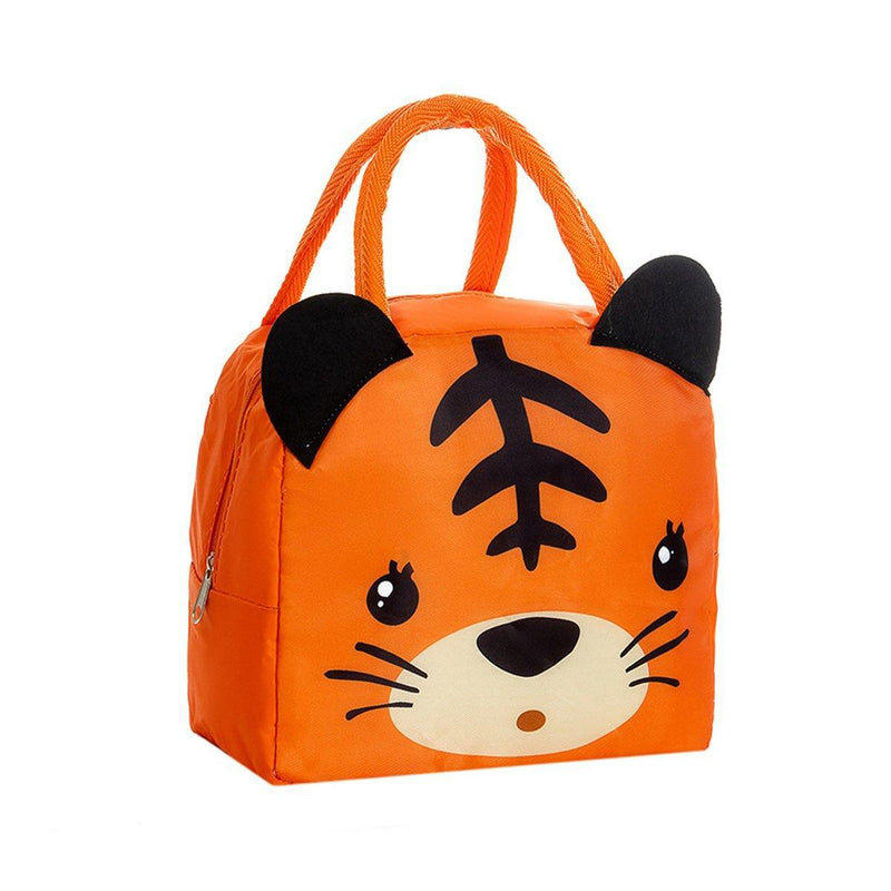 3D Bento Lunch Bag Cartoon Handbag Insulated Food Box Bag for Students LunchTote - Navy Blue Space Bear