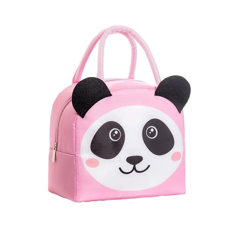 3D Bento Lunch Bag Cartoon Handbag Insulated Food Box Bag for Students LunchTote - Navy Blue Space Bear