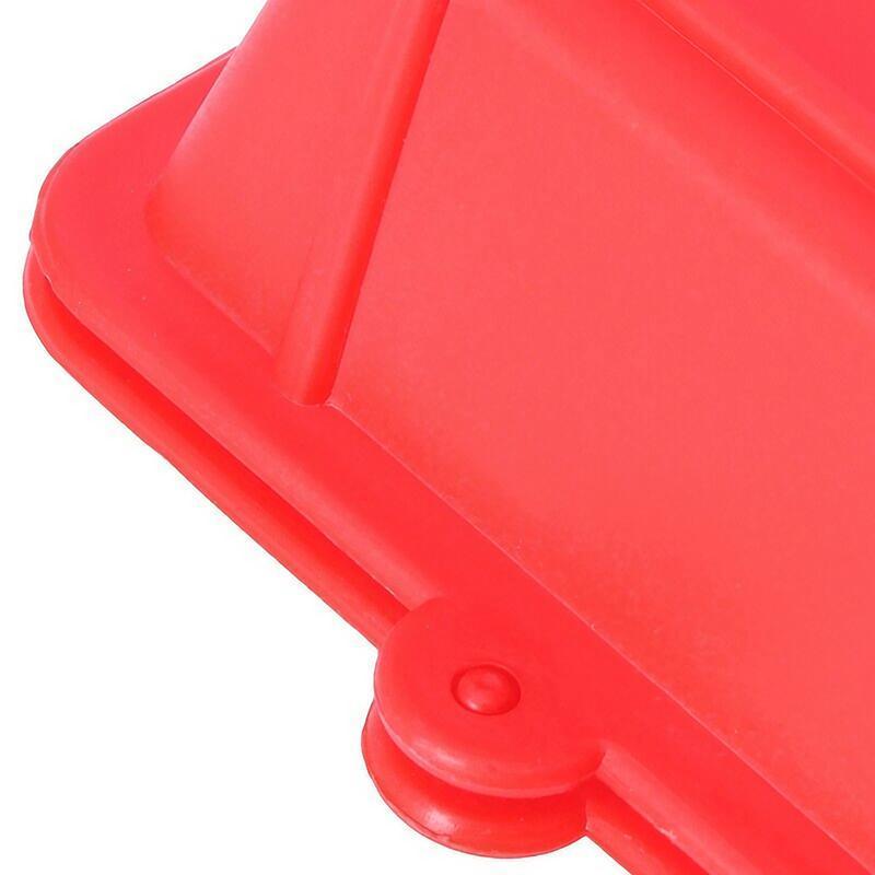 30cm Feeder Storage Trough Quail Drinker Plastic Wild Stable Chick Birds Pigeons - Red