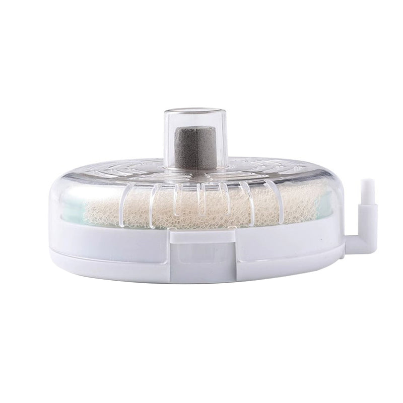 Aquarium Filter Special Mini Small Tank Filter Circle for Freshwater or Marine - 8cm Replacement Cotton*5