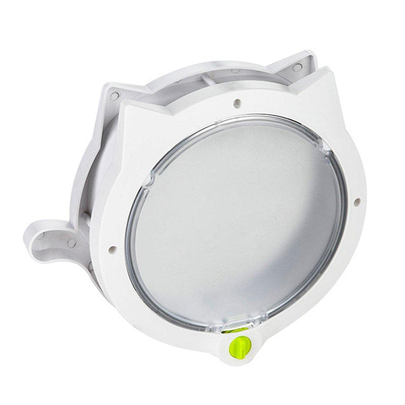 Cat Ear Pet Door for Cats and Dogs Easy In and Out Access Durable Pet Supplies - White