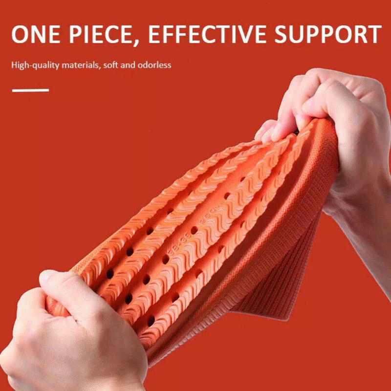 Ultra-Soft Pillow Slides EVA Slippers for Indoor Outdoor Use – Thick Anti-Slip Sole - Orange 36-37