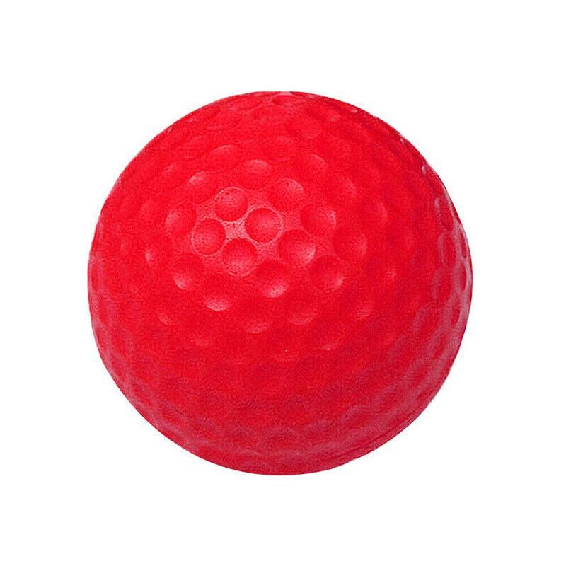 Indoor Outdoor Golf Training Foam Balls 12 Pack PU Soft Practice Accessories - Yellow
