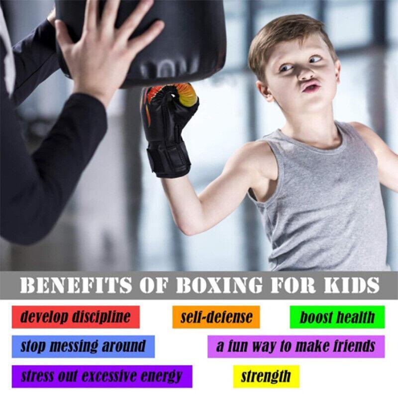 Boxing Sparring Training Gloves MMA Kickboxing Punching Gloves for Practice Sessions - Blue
