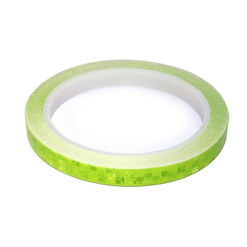8m Reflective Tape for Bikes Cars Motorcycles Waterproof High Visibility Strip - Green