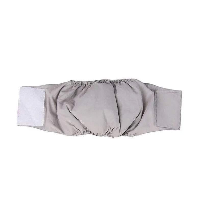 S Male Dog Puppy Nappy Diaper Belly Wrap Band Sanitary Pants Underpants - Yellow