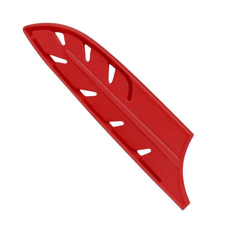 Plastic Knife Sheath Edge Guard Cover Scabbard Slicing Blade Red Protector Chef - Scabbard-5in