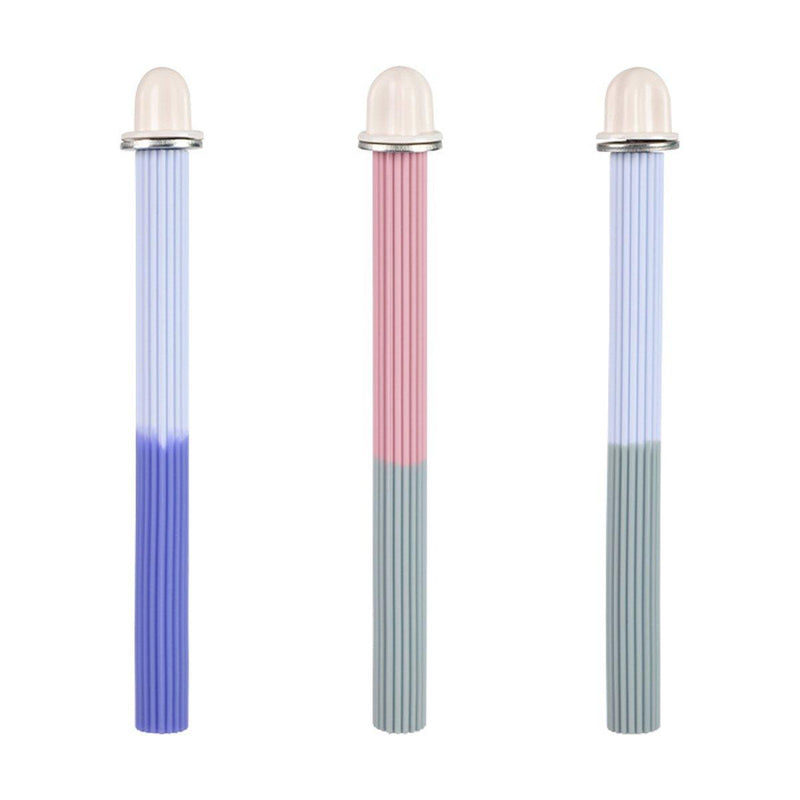 Non-Slip Silicone Parrot Perch Stand Stick Grinding Claw Bird Cage Accessories - White Grey